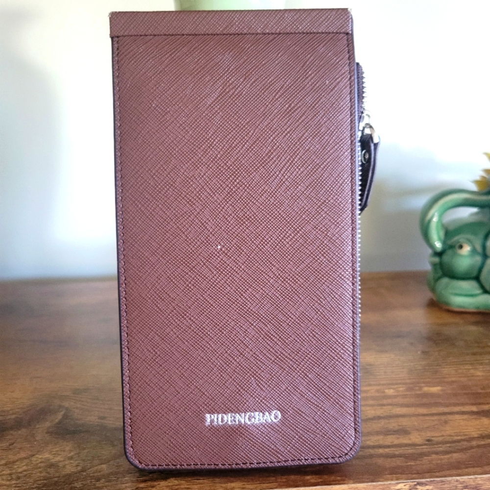 PIDENGBAO Brown Wallet (Mens)?